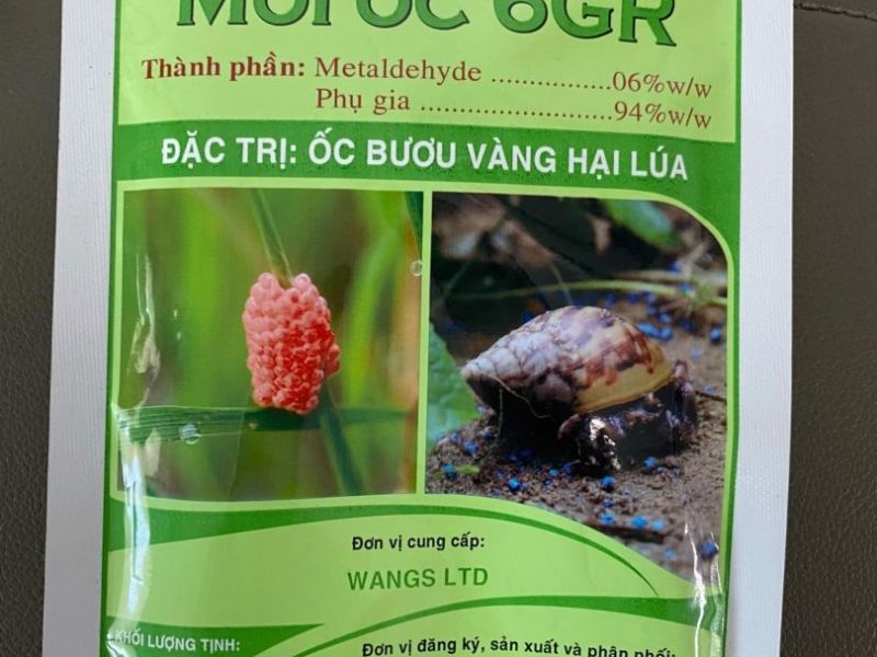 Moi Oc 6gr chuyên diệt ốc hại cây trồng gói 100gram